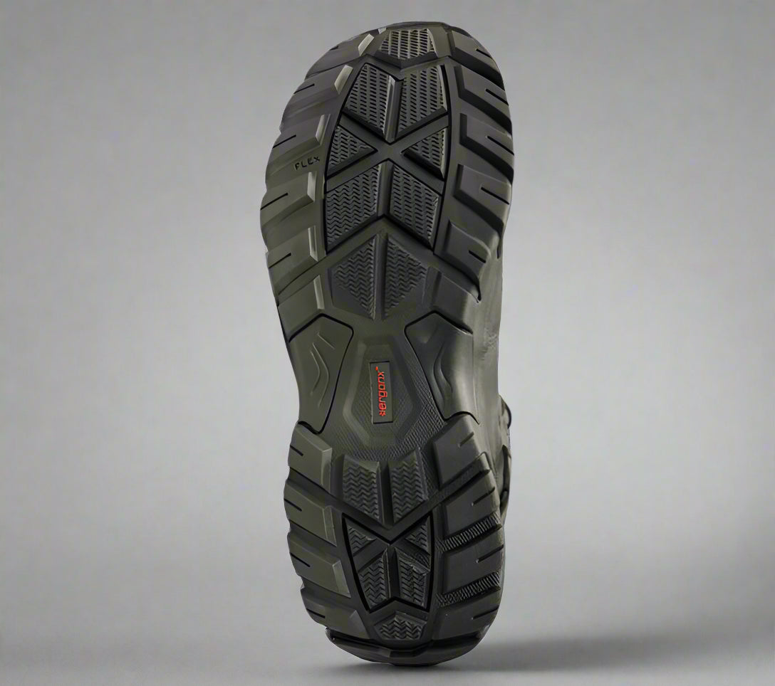 Ergonx Black Lace Up Safety Boots + Socks Bundle