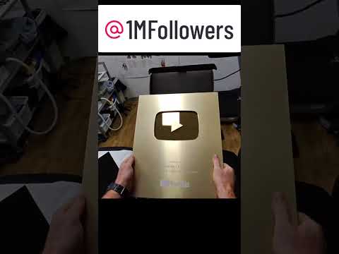 Unboxing YouTube Gold Play Button: Epic Milestone Celebration #YouTubeAward #Unboxing