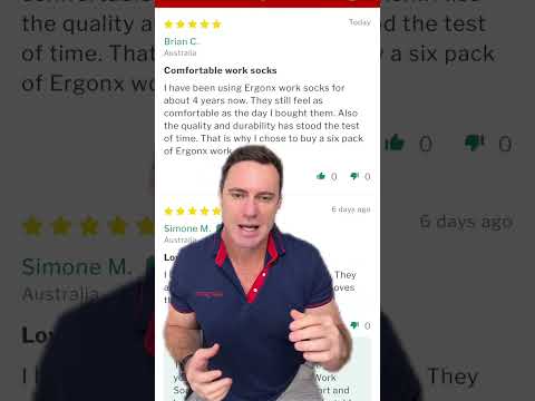 Thanks to Brian for the awesome review of our ERGONX Merino Wool + Silverline Work Socks 🙌 A lot of
