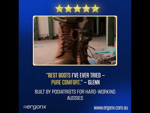 Say goodbye to sore feet! These podiatrist-designed work boots have arch support to control