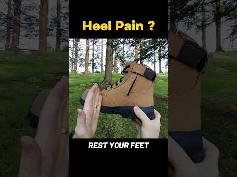 Relieve Plantar Fasciitis, Aching Arches, Foot Pain &amp; Knee Pain with our Australian Podiatrist Designed Safety Boots!