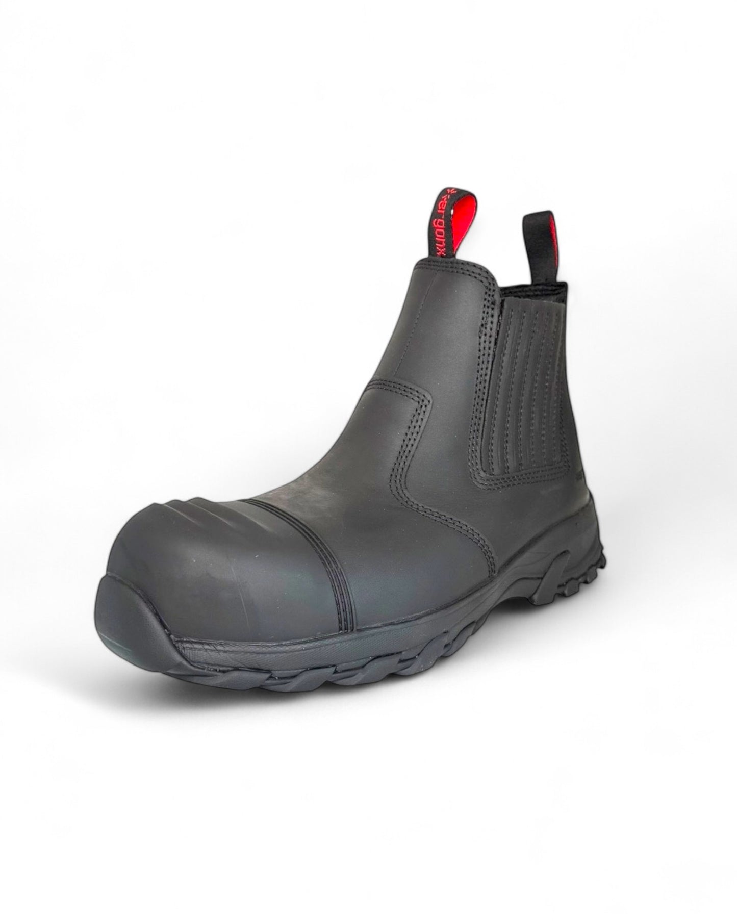 Ergonx Safety Boots Slip On (Hydrogen) Black