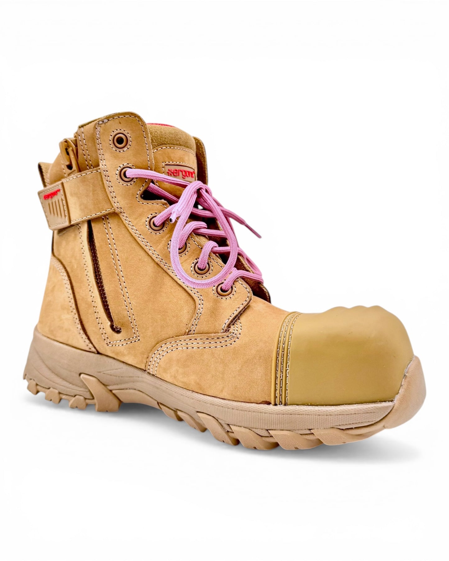 Ergonx Womens Work Boots All Tan (Helium)