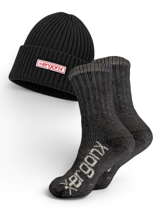 Work Socks + Beanie Bundle